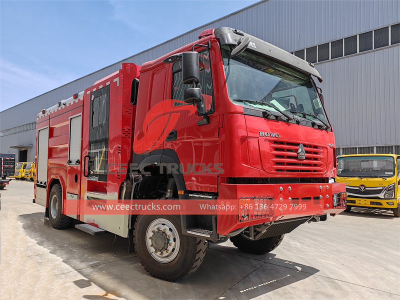 Howo 4x4 fire fighting truck