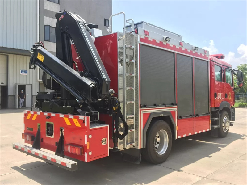 Howo 4x2 emergency lighting fire truck Howo 4x2 emergency lighting fire truck