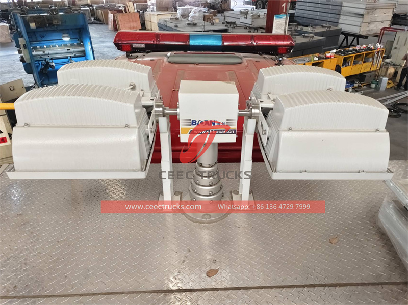 Howo 4x2 emergency lighting fire truck Howo 4x2 emergency lighting fire truck