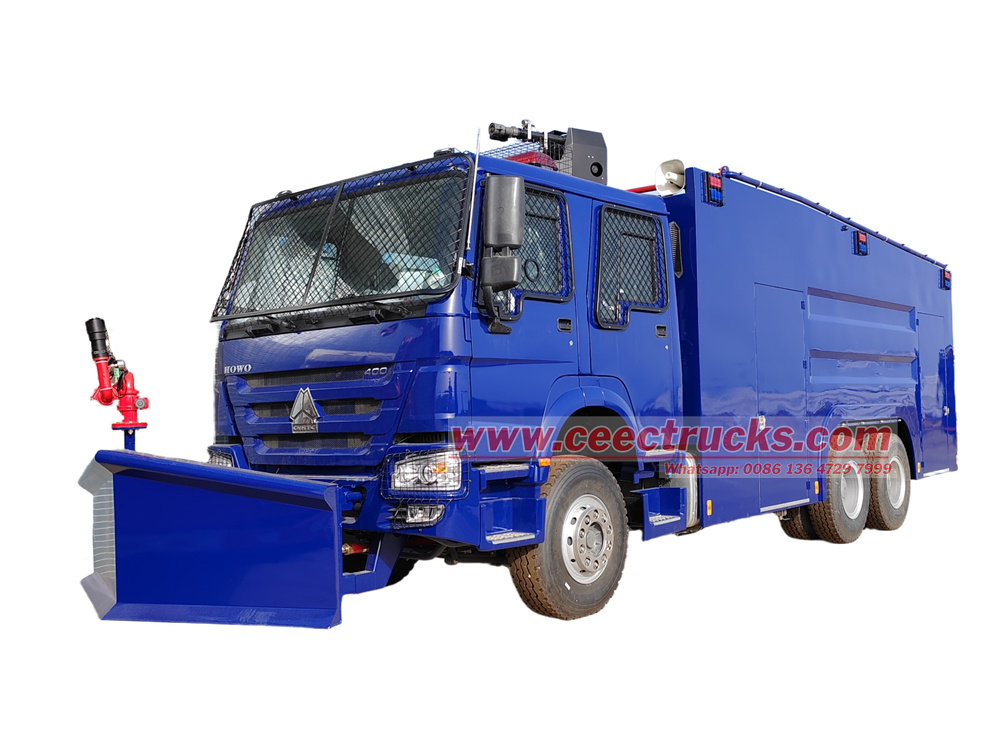 HOWO anti riot water cannon vehicle