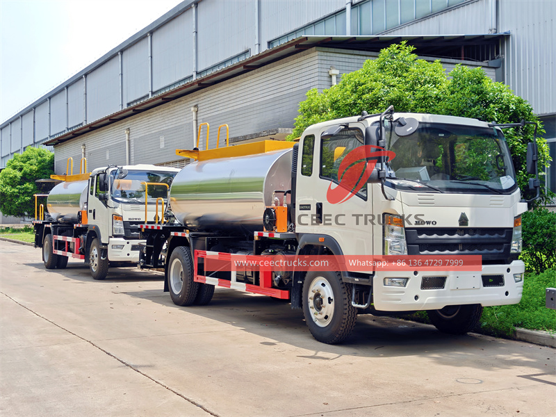 Howo bitumen sprayer truck