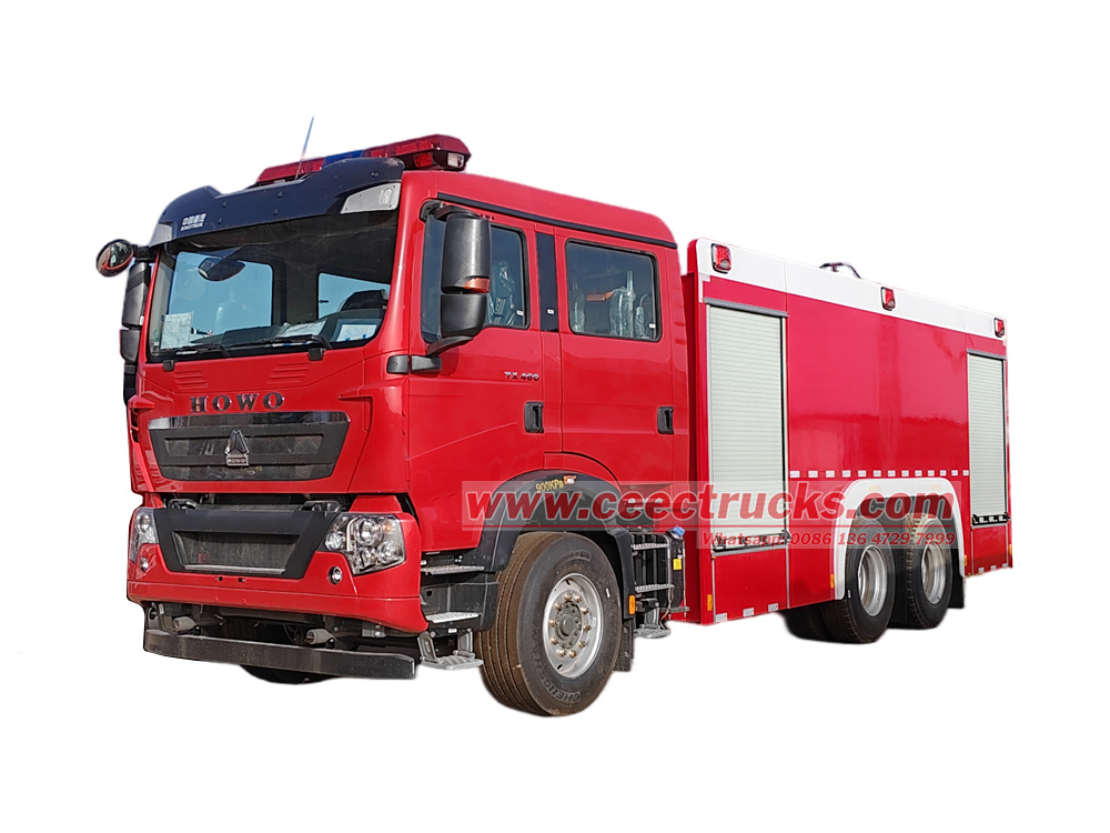  HOWO 6x4 heavy rescue apparatus fire truck