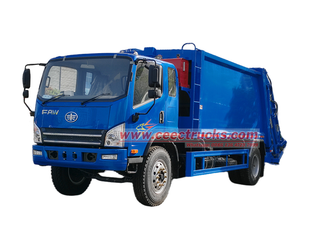 Zambia Faw 8 CBM rear loader garbage truck