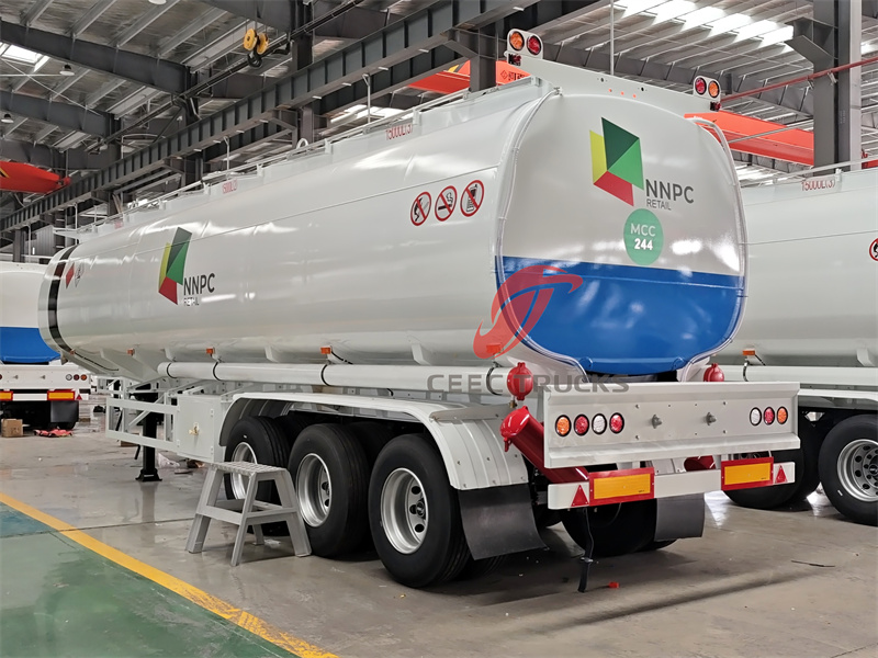 mobile 40000L fuel tank semi-trailer 