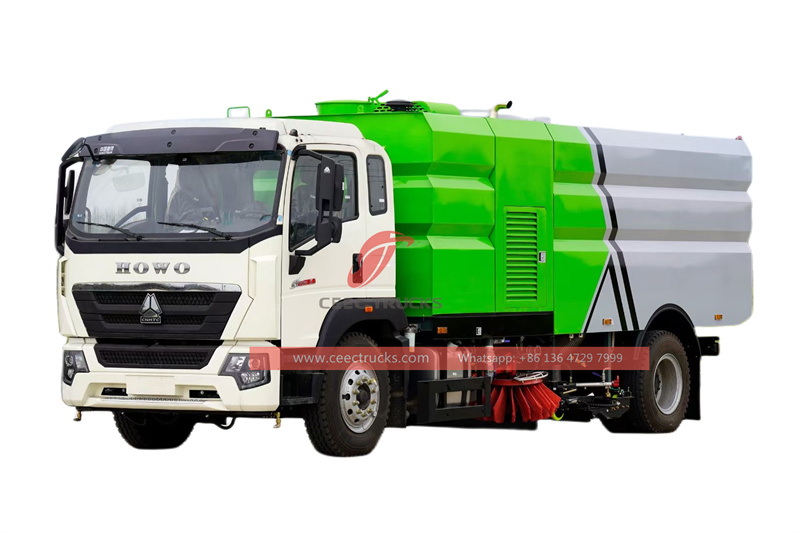 Howo 300HP Road Sweeper Cleaning Truck