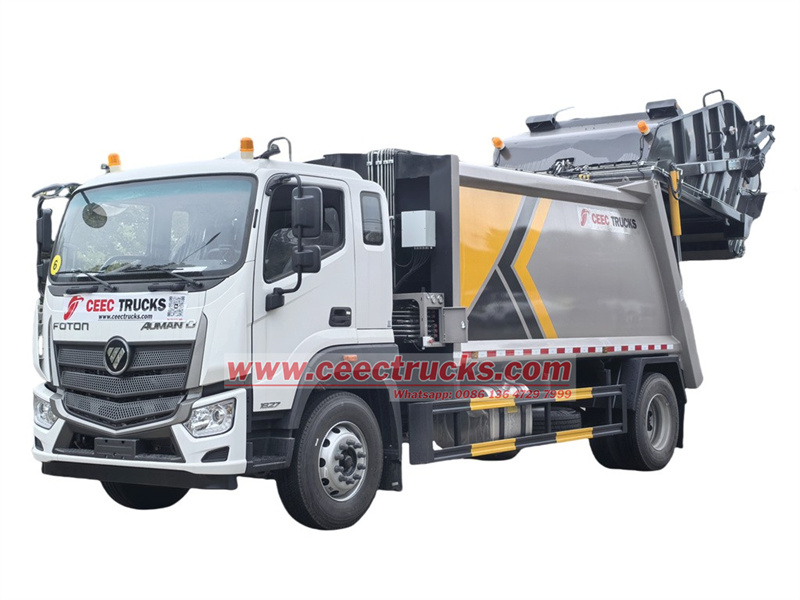 FOTON 16cbm refuse compactor truck front view