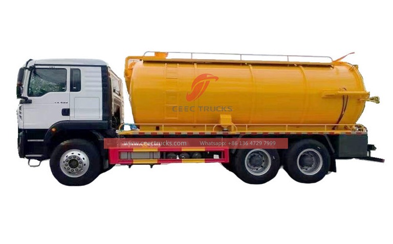 Howo vacuum sewage tank truck