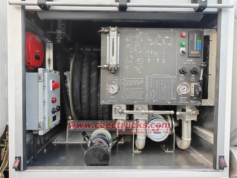 ISUZU aircraft fuel truck control system
