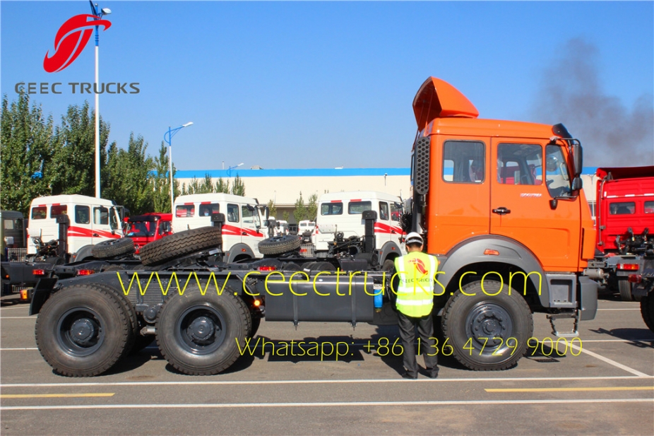 China NO.1 beiben 2638 tractor head supplier