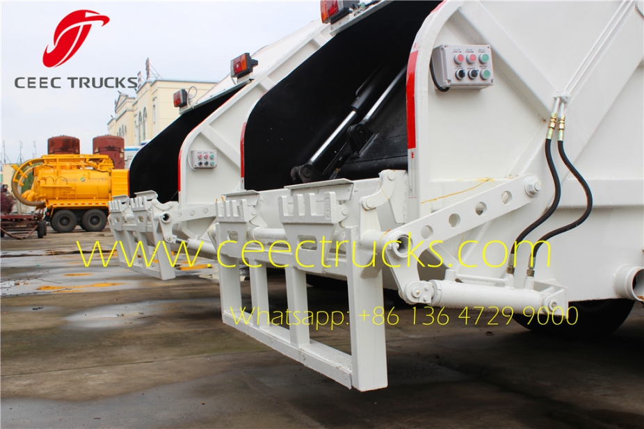 china best 5 CBM trash compactor trucks