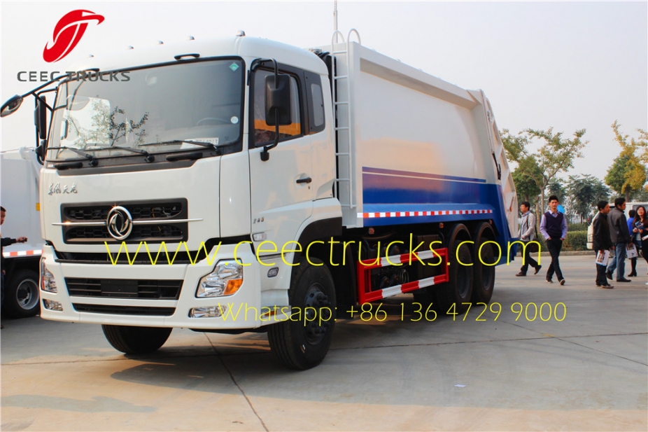 Best 20 CBM dongfeng garbage compactor truck