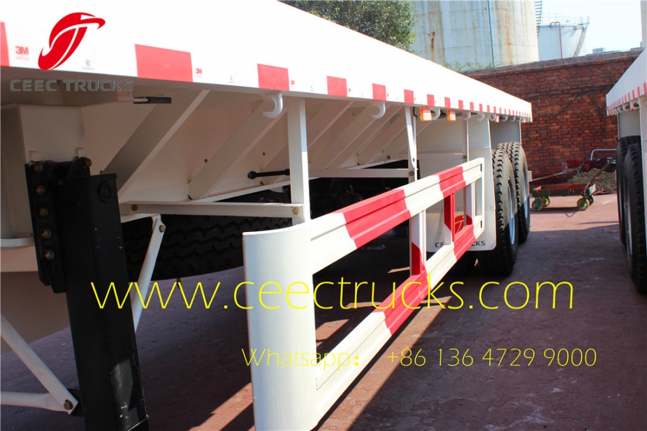 best 2 axle container semitrailer