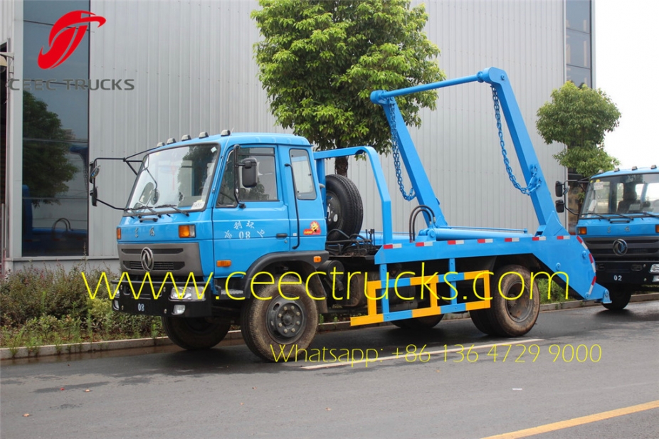 best dongfeng 10 CBM skip loader truck