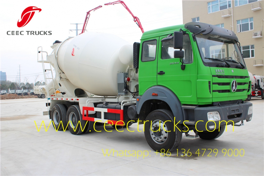 beiben 2534 transit mixer truck