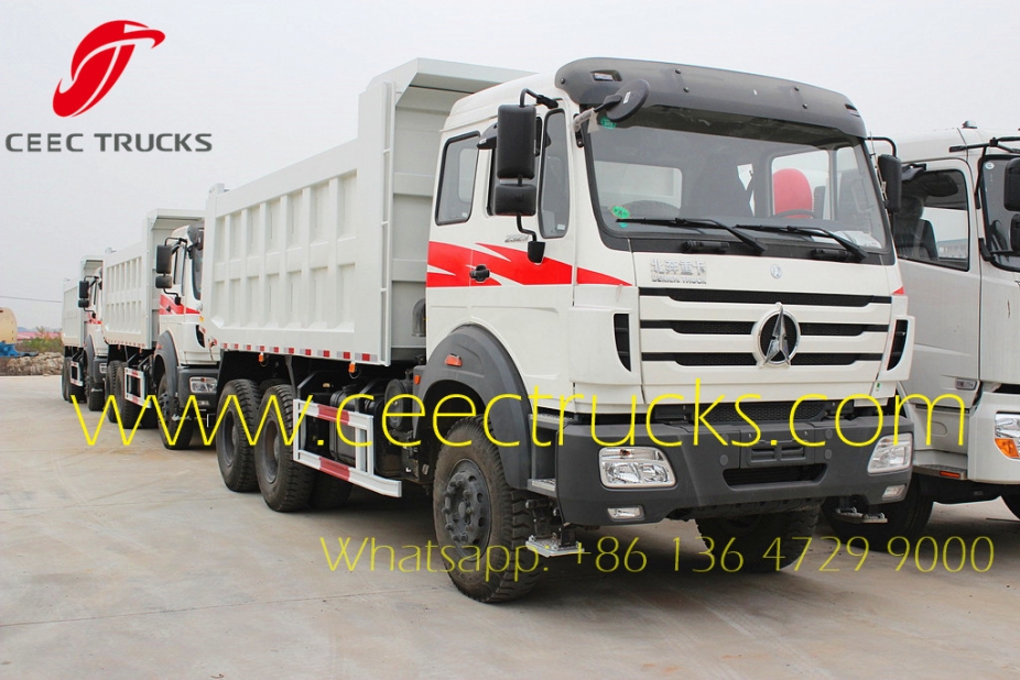 beiben 10 wheeler tipper cargo truck supplier