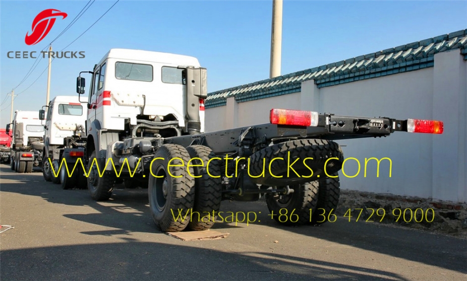 Best beiben 6 wheeler offroad mounted crane cargo truck