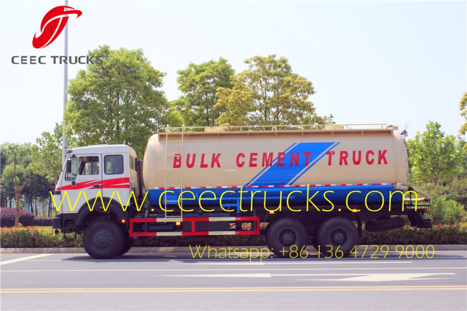 beiben military 10 wheeler bulk cement truck sale