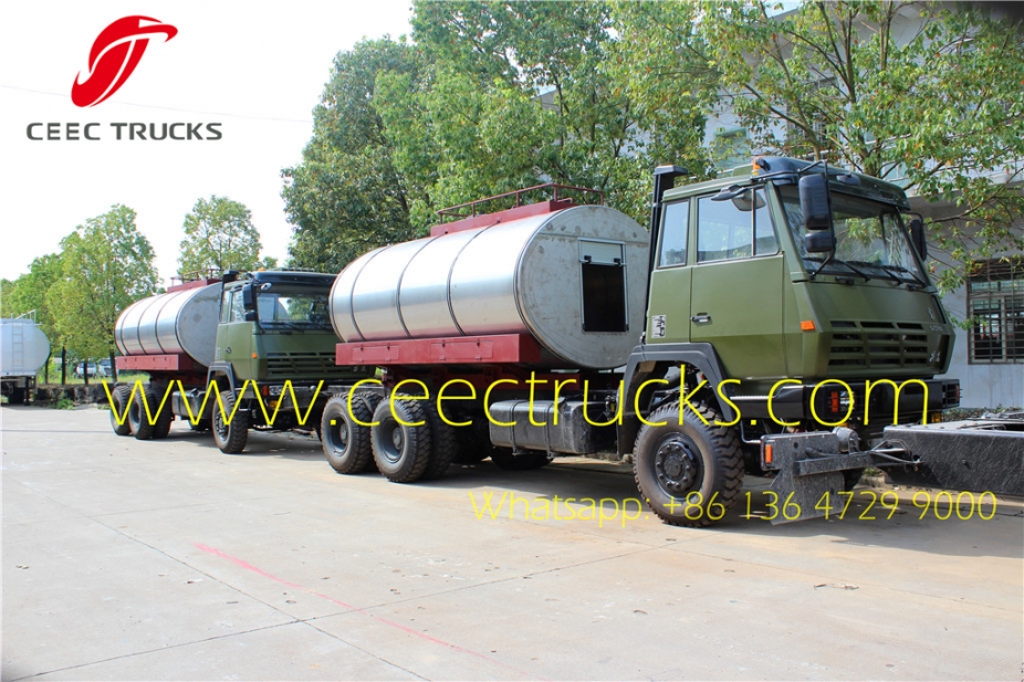 Military 12 wheelers fuel tanker truck Shacman oil trucks supplier