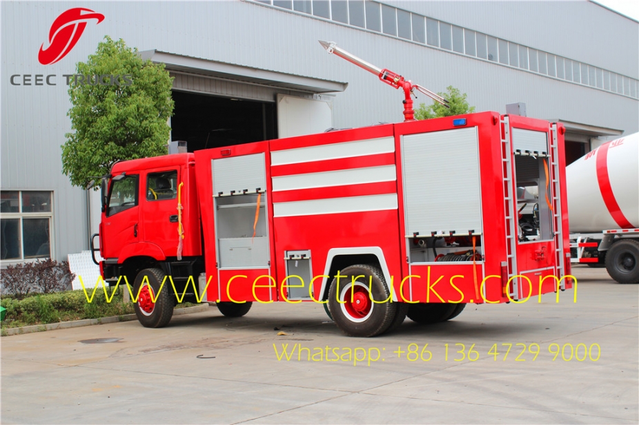 Kenya FAW brand 8000 liters firefighting trucks