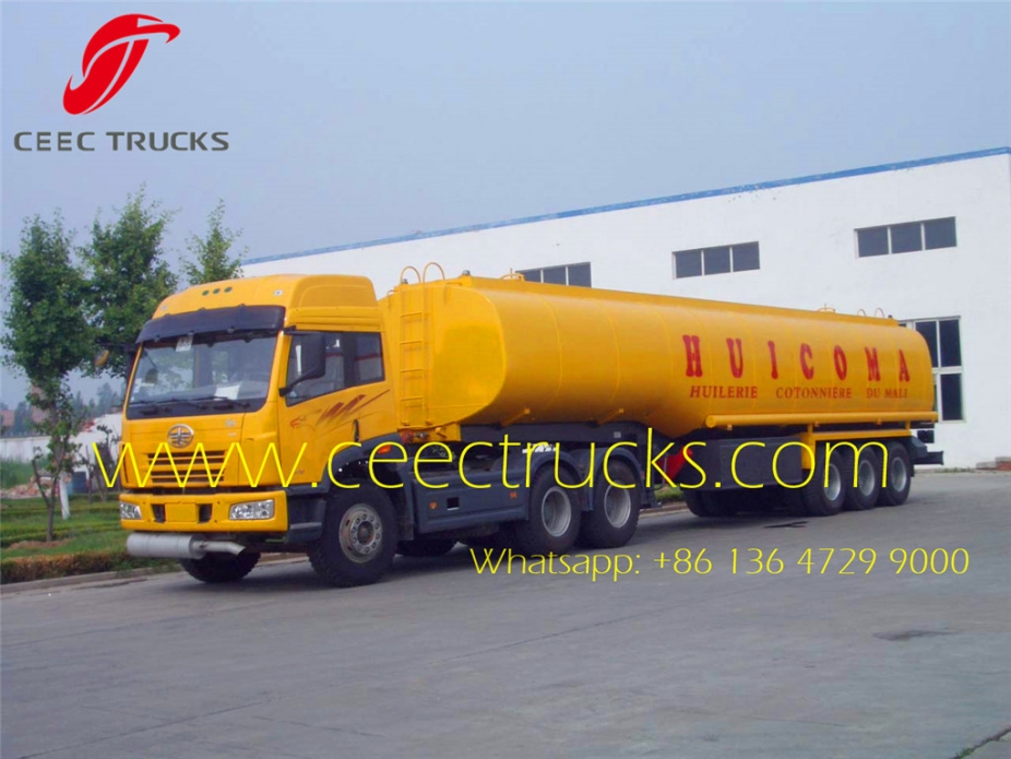 3 axle 48 CBM fuel tanker semitrailer for africa