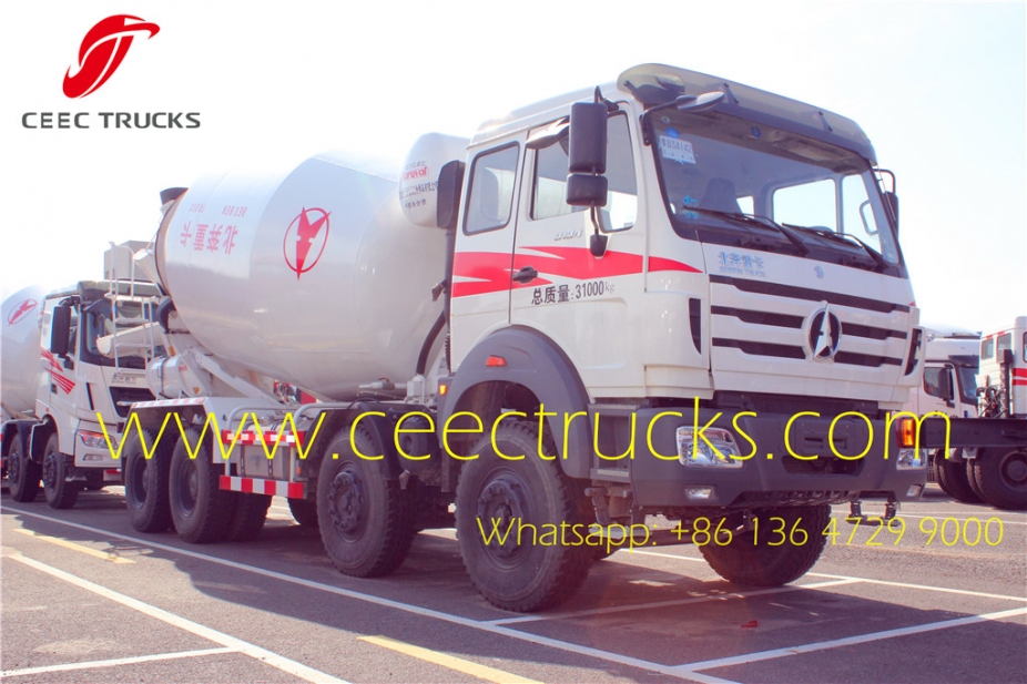 North benz 14 CBM 340HP concrete mixer truck