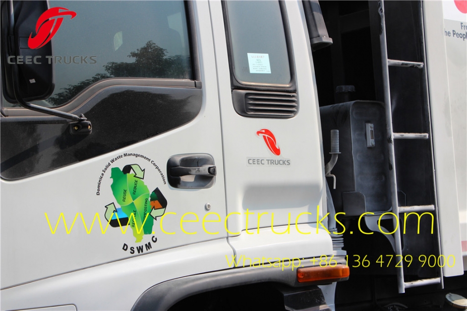 ISUZU 10000 liters refuse compression trucks low price