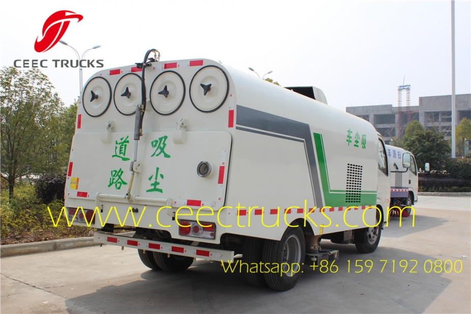 dongfeng 5CBM vacuum road sweeper tanker trucks manufacturer