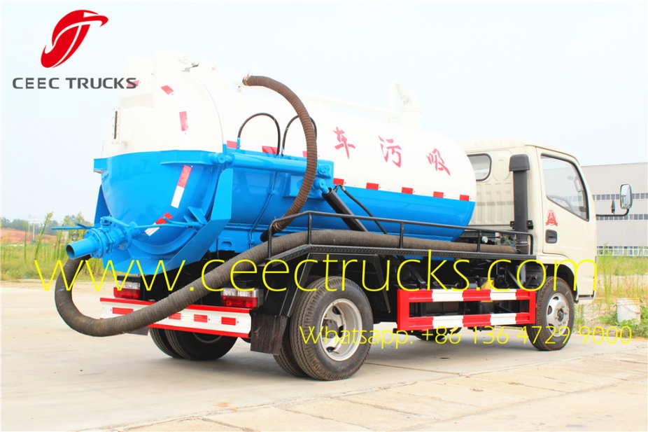 dongfeng sewer cleaning truck 3CBM cesspit emptier manufacture sale