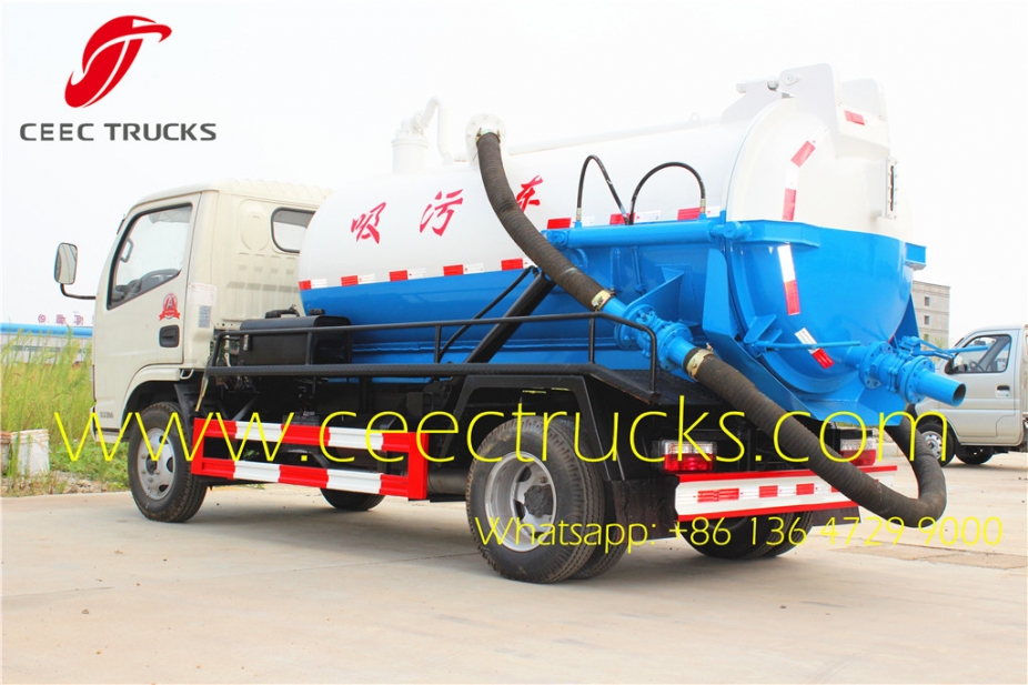 dongfeng sewer cleaning truck 3CBM cesspit emptier manufacture sale