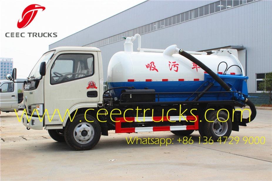 dongfeng sewer cleaning truck 3CBM cesspit emptier manufacture sale