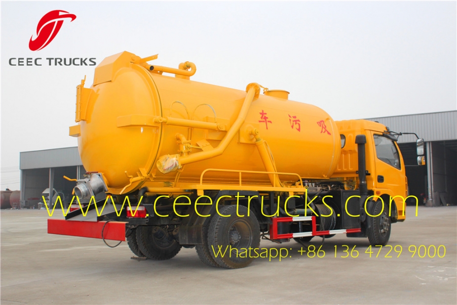 Dongfeng 6000liters vacuum suction tanker truck supplier