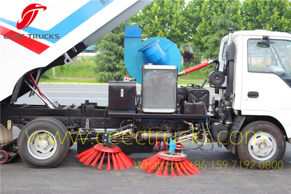 sweeper bracket and plate service for road cleaning