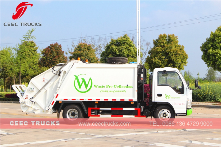 Caminhão compactador de lixo ISUZU 5cbm