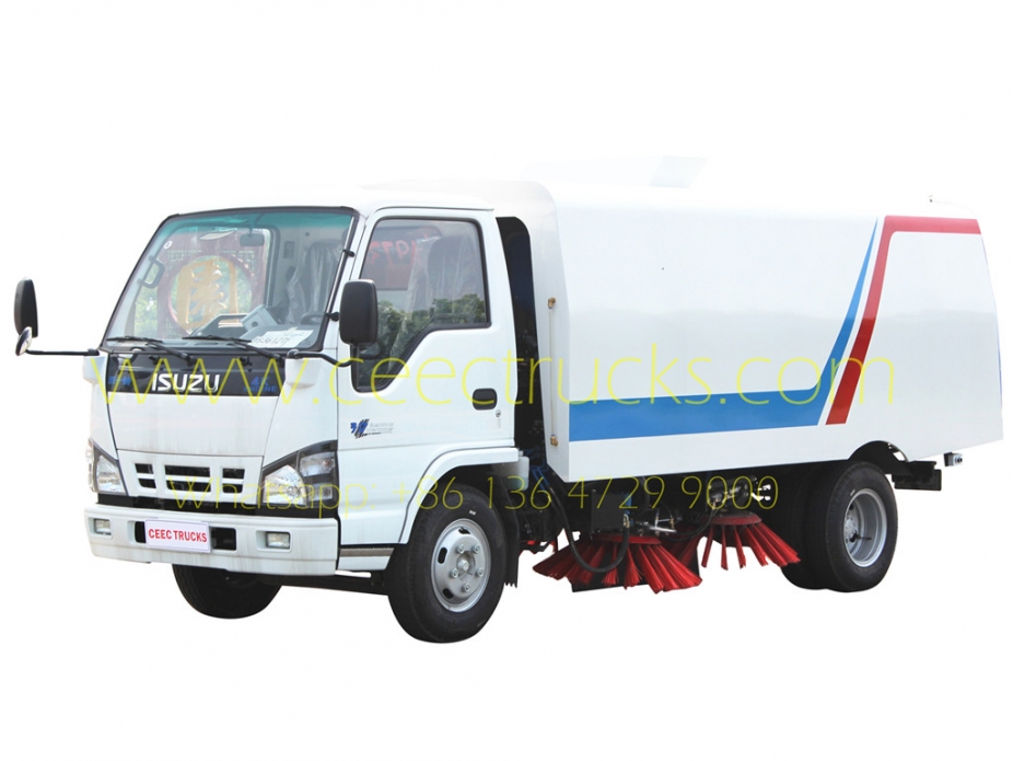 ISUZU 5 CBM road sweeper truck