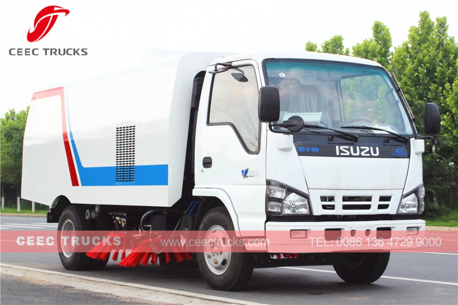 ISUZU 5 CBM road sweeper truck