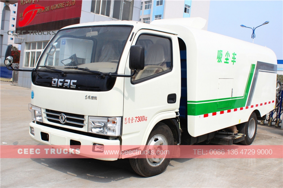 Caminhão varredor de estrada a vácuo Dongfeng 5000L