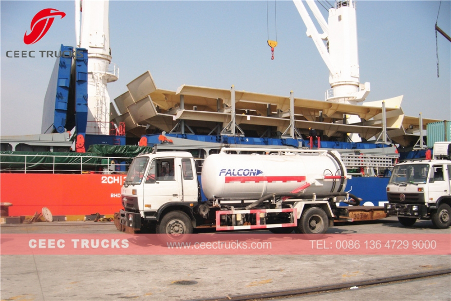 Caminhão tanque a vácuo Dongfeng 10.000L