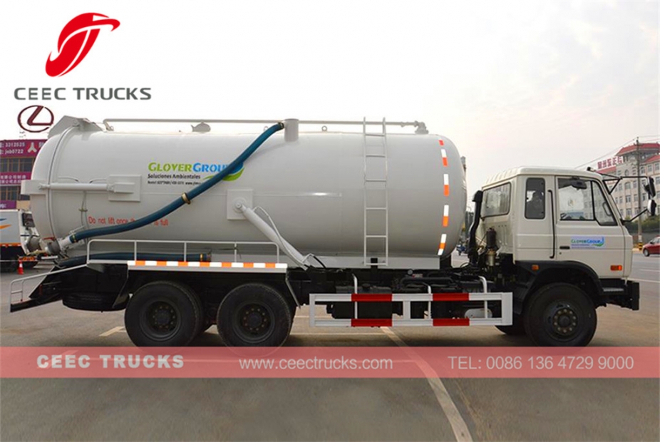 Caminhão tanque de sucção de esgoto Dongfeng 16CBM