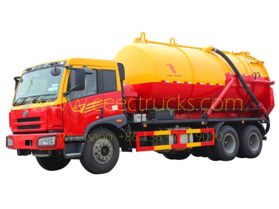 FAW 18CBM cesspit emptier tanker truck - CEEC Trucks