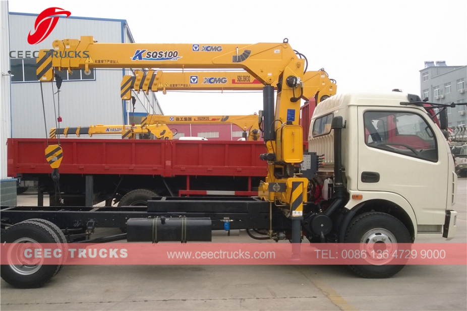 Low price 4 T truck mounted crane trucks