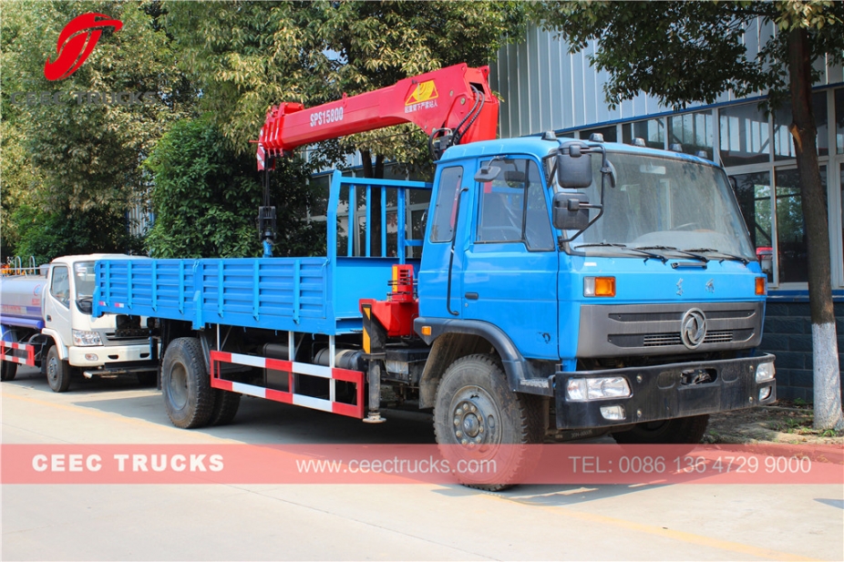 DONGFENG 6.3T boom crane trucks with Palfinger brand crane