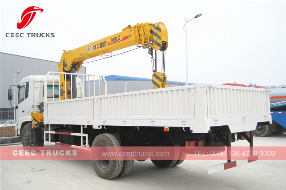 DONGFENG 8T boom crane trucks for sale