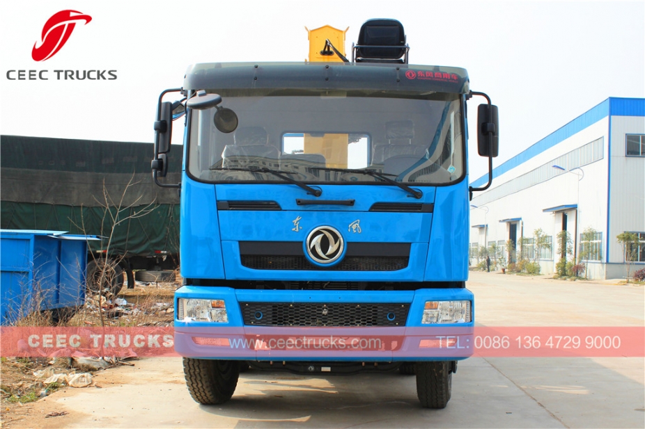 Telescopic 12T mobile boom crane trucks Dongfeng