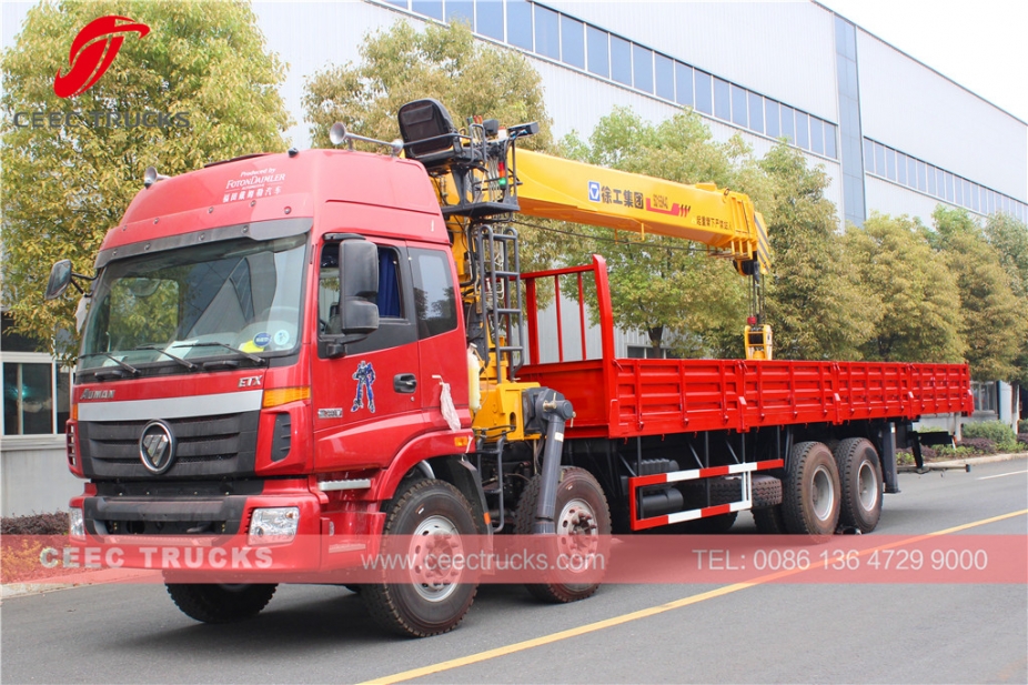 FOTON 16T mobile boom crane lorry truck