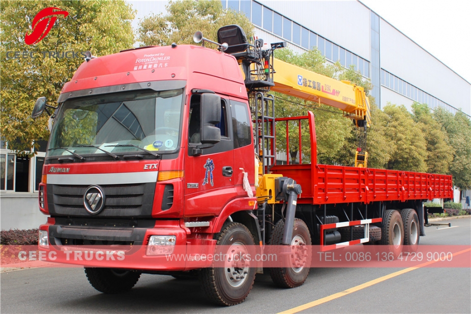 FOTON 16T mobile boom crane lorry truck