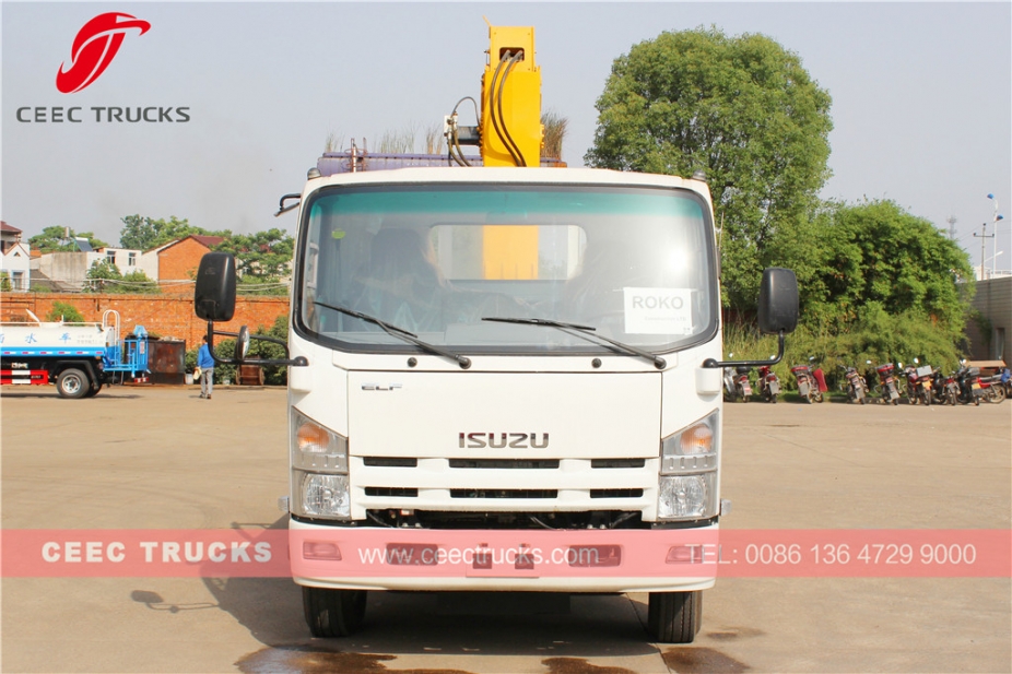 TOP quality ISUZU 5 T truck crane