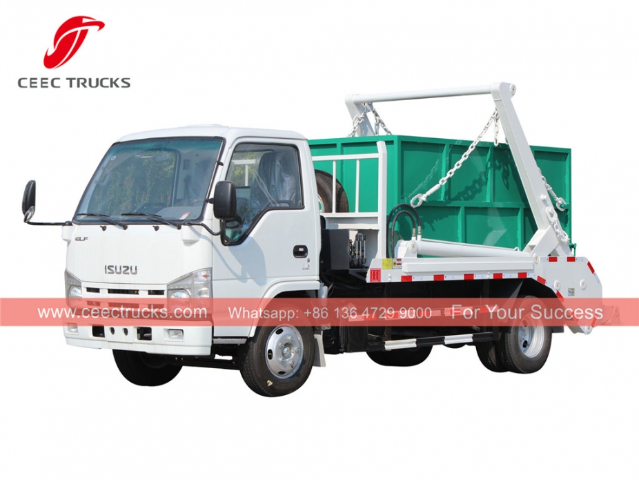 Caminhão de lixo com braço oscilante ISUZU 4CBM