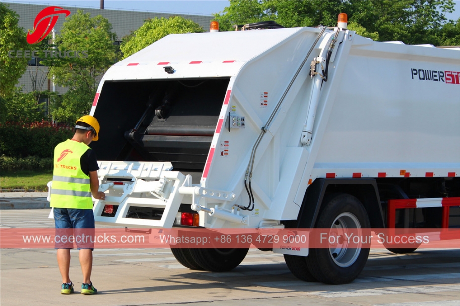 ISUZU 8cbm garbage compactor truck