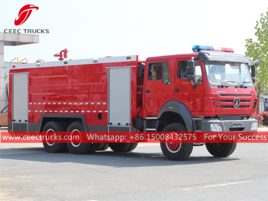 Caminhão de bombeiros 10.000L Beiben