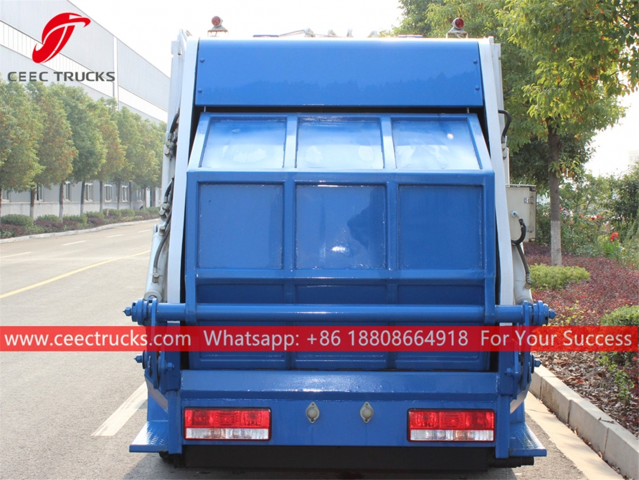 Compactador de carregador traseiro 7CBM Dongfeng